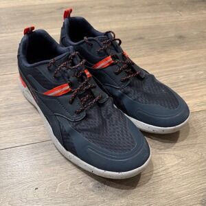 Rockport TruFlex Mens CI3112 Navy Blue Orange Mesh Walking Sneakers Size 9.5 M